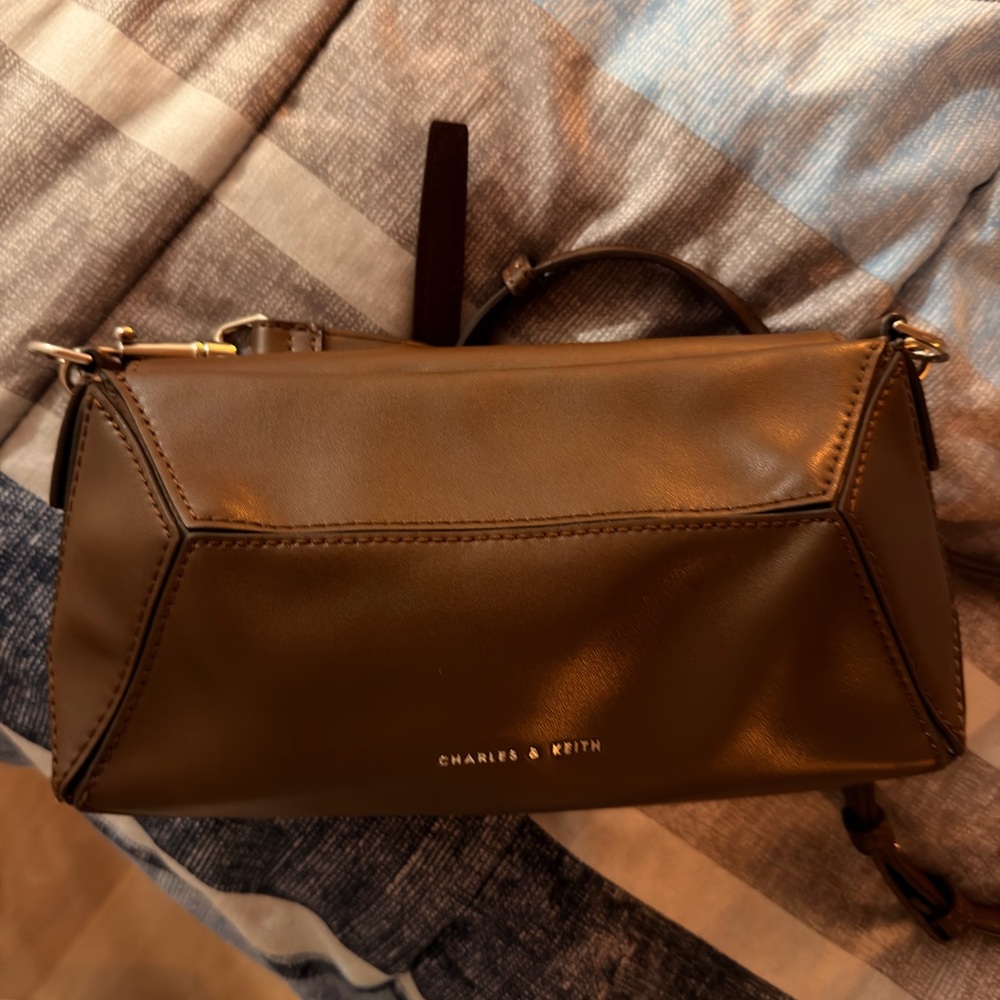 Charles & Keith Olive Crossbody Bag